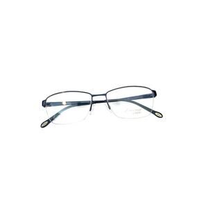 NEW Emozioni EM 4405 05BR Blue half rim rectangle glasses